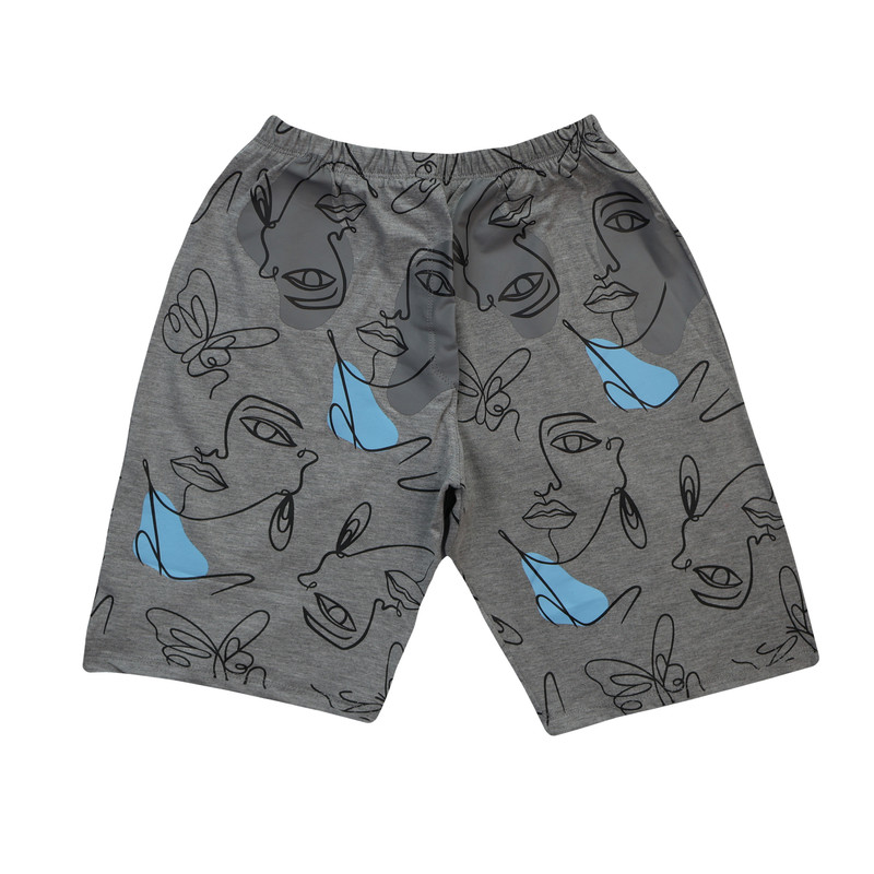 ست تاپ و شلوارک زنانه هلکاپاژ مدل رخ