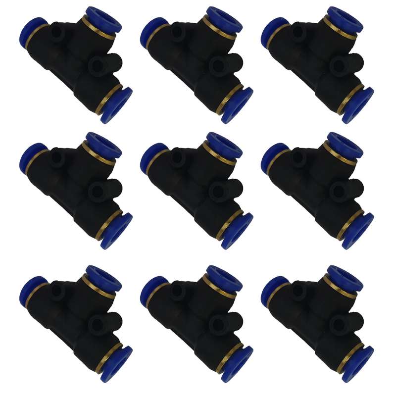 اتصال سه راهی پنوماتیک مدل P1 مجموعه 9 عددی