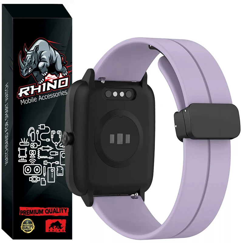 بند راینو مدل Magnetic D-Buckle مناسب برای ساعت هوشمند لنوو S2 / S2 Pro