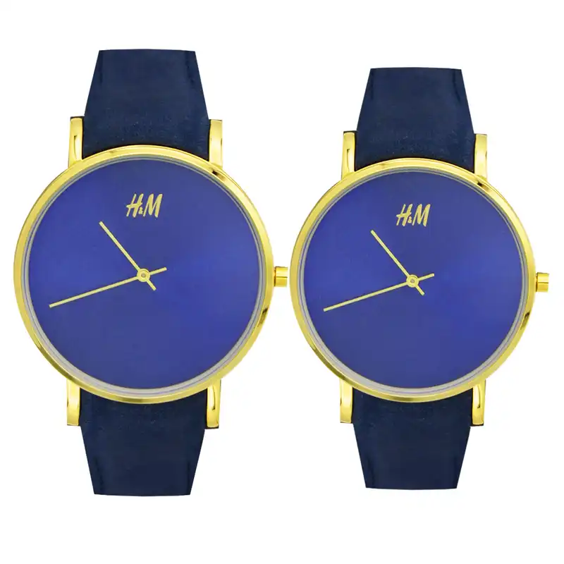 ست ساعت مچی عقربه ای زنانه و مردانه مدل 646