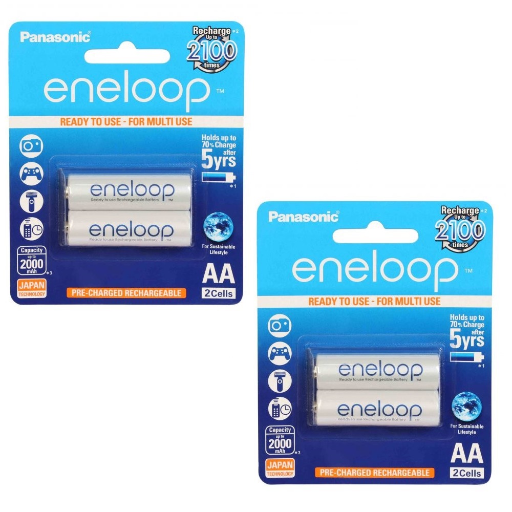 باتری قلمی قابل شارژ مدل eneloop BK-3MCCE/2BT بسته چهار عددی