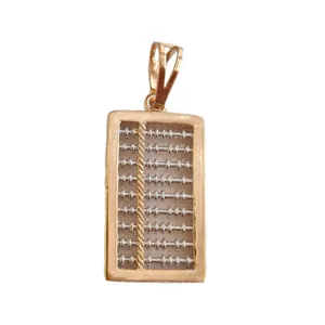 آویز گردنبند مدل چرتکه