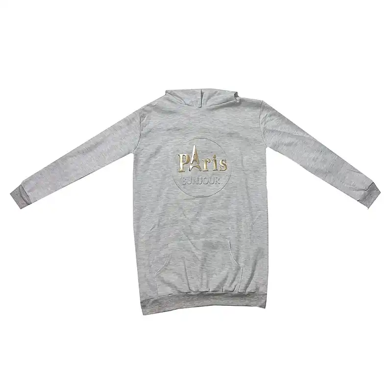 هودی زنانه مدل MA-ARSA82074-HOD.PARIS-TO.R رنگ طوسی