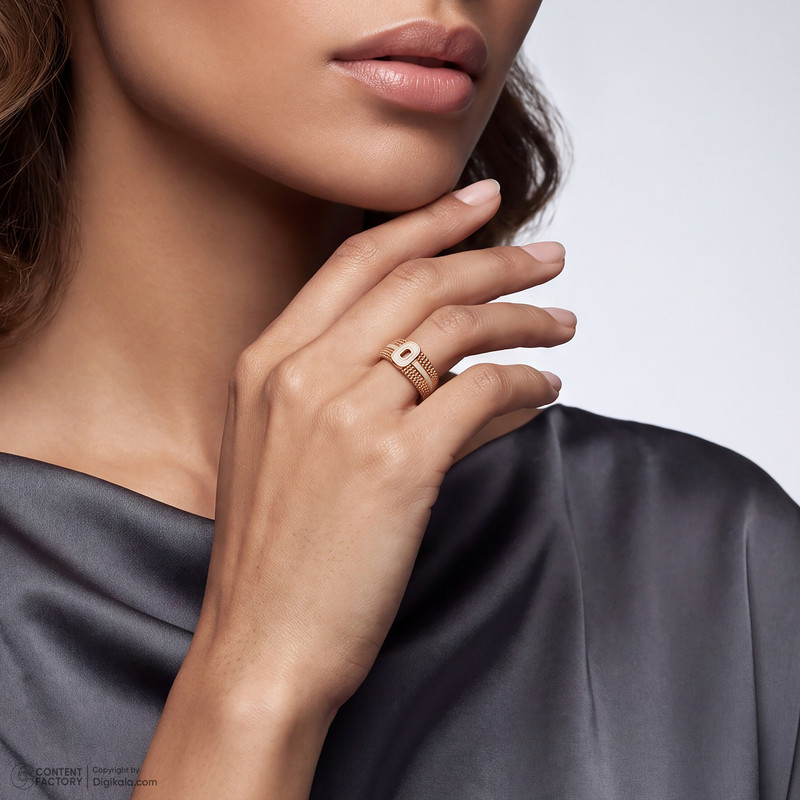 انگشتر طلا 18 عیار زنانه گلدم مدل R355014