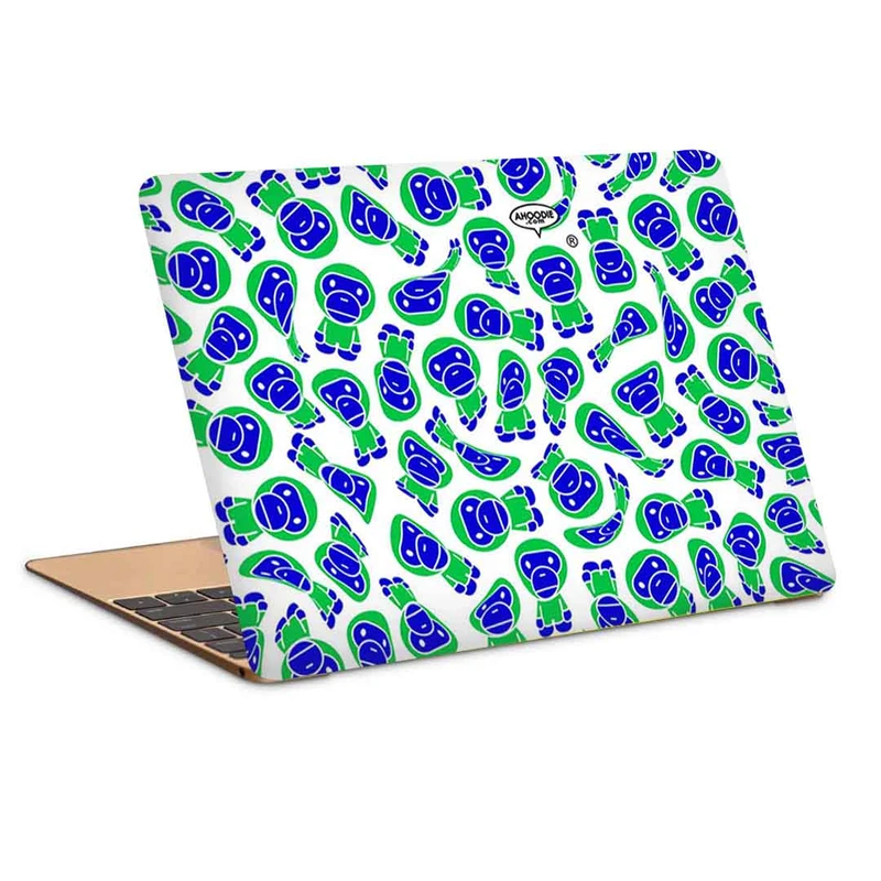 استیکر لپ تاپ طرح فیروزه ای کد c-136مناسب برای لپ تاپ 15.6 اینچ