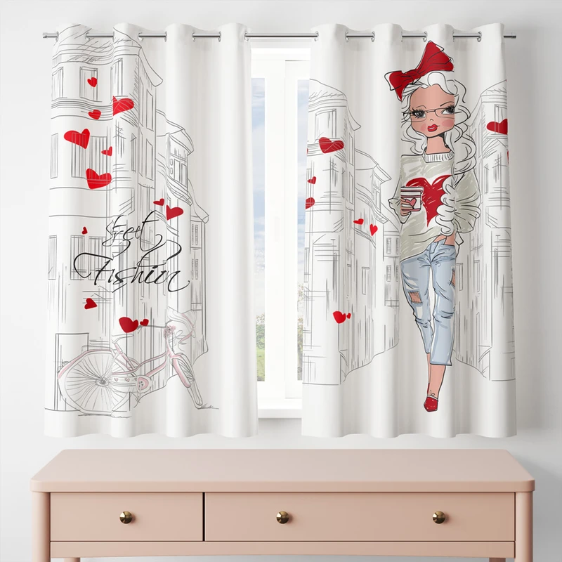 پرده مدل مخمل پانچی کد 8299 سایز  200x140 سانتی متر