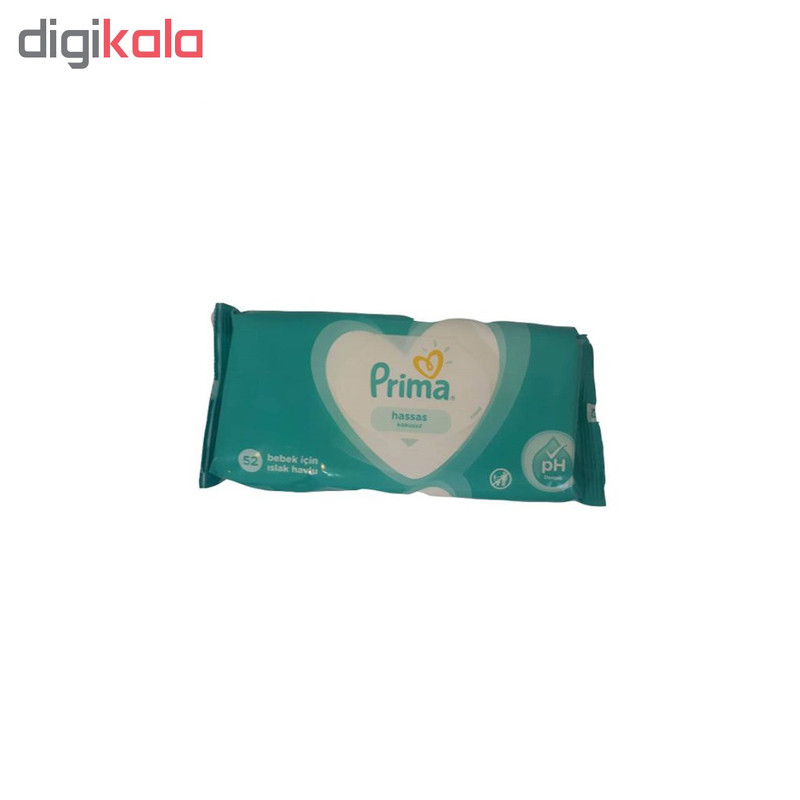 دستمال مرطوب پریما مدل d1213 بسته 52 عددی دستمال مرطوب پریما مدل d1213 بسته 52 عددی
