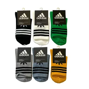 جوراب ورزشی زنانه مدل دو خط بسته 6 عددی