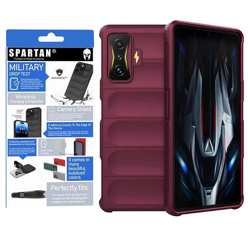 کاور اسپارتان مدل Flex Armor مناسب برای گوشی موبایل شیائومی Poco F4 GT / K50 Gaming