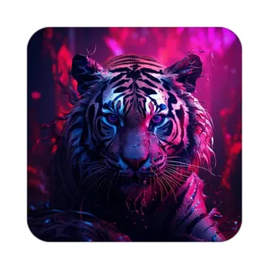 زیر لیوانی کاکتی طرح شیر مدل mp24338