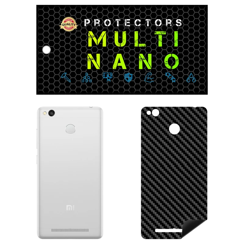 برچسب پوششی مولتی نانو طرح کربن مدل X-F1C مناسب برای گوشی موبایل شیائومی Redmi 3S