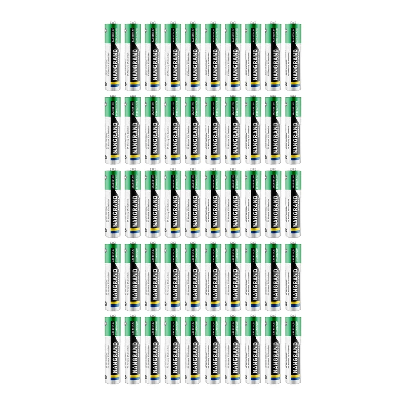 باتری نیم قلمی نانگرند مدل Extra Heavy Duty بسته 50 عددی