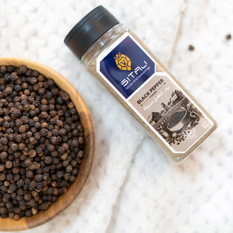 عکس شماره 3 : پودر فلفل سیاه ممتاز سی-تاج-90 گرم