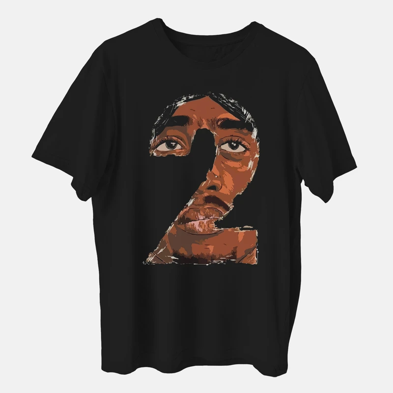 تی‌شرت آستین کوتاه مردانه باهرپوش شرق مدل استایل استریت توپاک کد z291