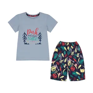 ست تی شرت و شلوارک پسرانه ناربن مدل 1521356-51