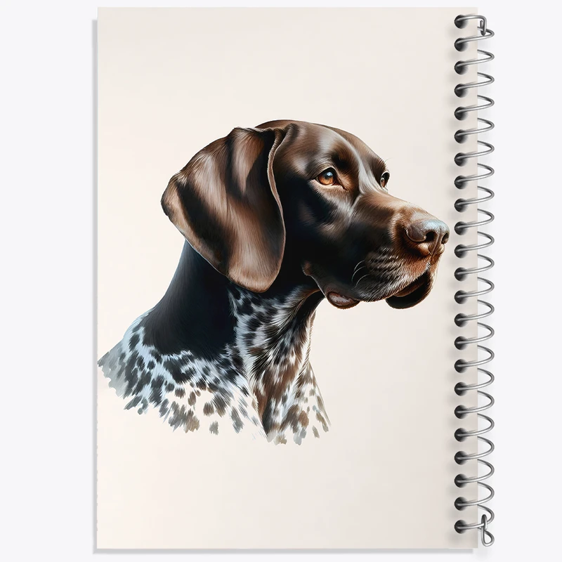 دفتر ژورنال نویسی 50 برگ خندالو مدل نقطه ای طرح سگ (Dog) کد F6186