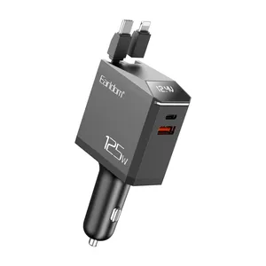 شارژر فندکی 125 وات 4 پورت ارلدام مدل 5IN1 CC47