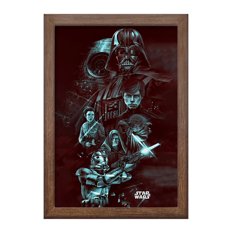 تابلو خندالو طرح جنگ ستارگان کد F4421