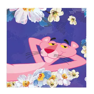  تابلو کودک و نوزاد طرح پلنگ صورتی کد wkt301