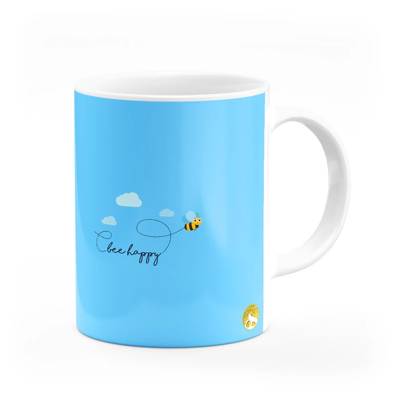 ماگ هومرو طرح خوشحال باش مدل MG2942