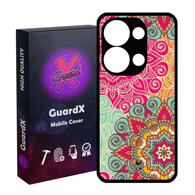 کاور گارد ایکس طرح Mandala مناسب برای گوشی موبایل شیائومی Redmi Note 13 Pro 4G / Poco M6 Pro 4G