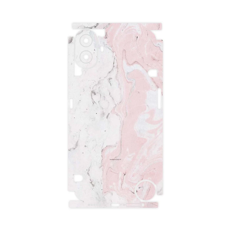 برچسب پوششی ماهوت مدل Blanco_Pink_Marble-FullSkin مناسب برای گوشی موبایل ناتینگ CMF Phone 1