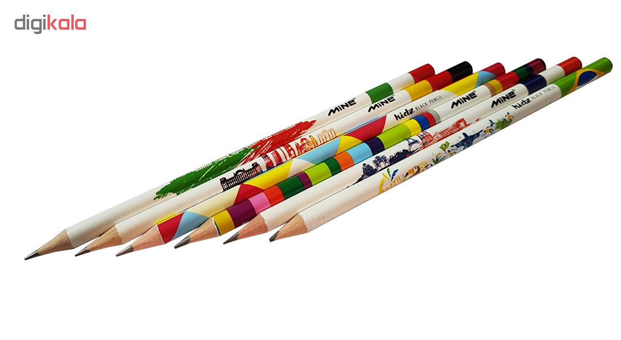 مداد مشکی ماین مدل PC872-2 بسته 6 عددی مداد مشکی ماین مدل PC872-2 بسته 6 عددی