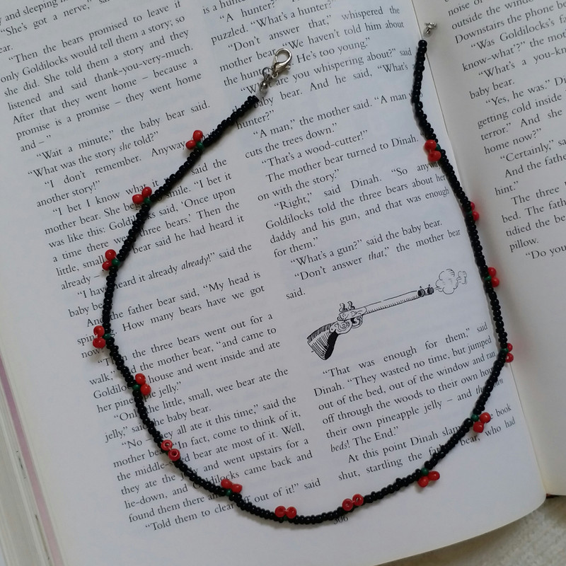 گردنبند دخترانه مدل آلبالو گیلاس AG102 گردنبند دخترانه مدل آلبالو گیلاس AG102