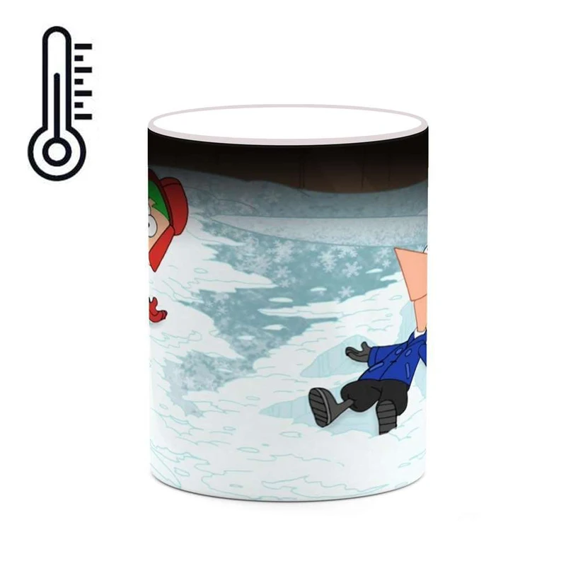 ماگ حرارتی کاکتی مدل کارتون Phineas And Ferb کد mgh22926