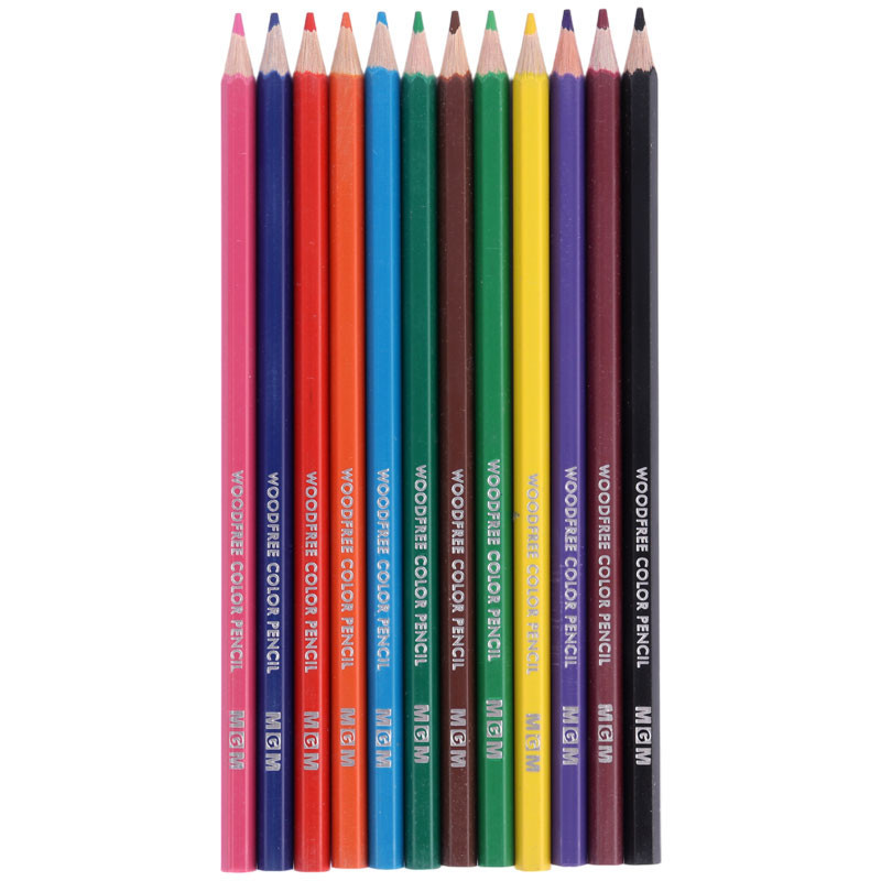 مداد رنگی 12 رنگ ام جی ام کد 03