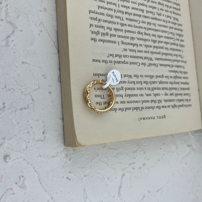 انگشتر زنانه ژوپینگ مدل زنجیری کد R4582