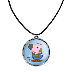 گردنبند خندالو مدل جورج انیمه پپاپیک Peppa pig کد 2206322069