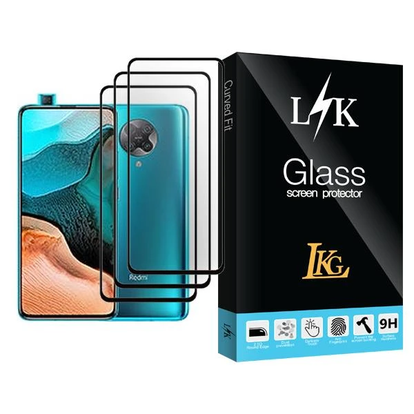محافظ صفحه نمایش ال کا جی مدل LK Glass MIX003 مناسب برای گوشی موبایل شیائومی Redmi K30 Pro بسته سه عددی