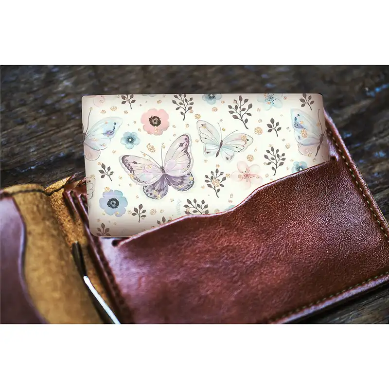 استیکر کارت پیکسل میکسل مدل گل و پروانه کد B68