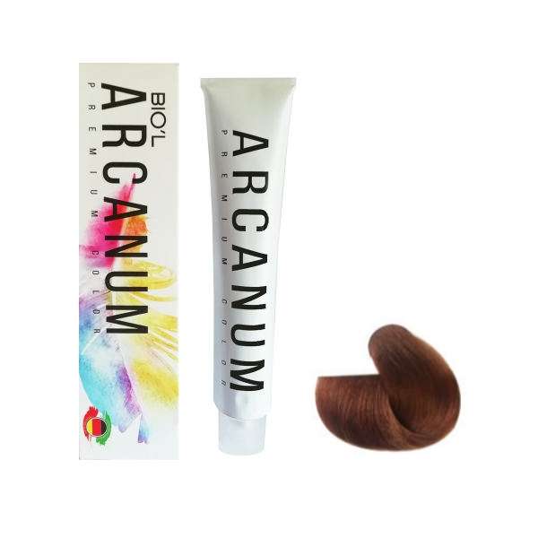 رنگ مو بیول مدل Arcanum شماره 7.85 7MT حجم 120 میلی لیتر رنگ بلوند گوشتی متوسط 