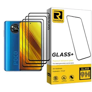 Randika Randika Glass MIX003 Screen Protector For Xiaomi Poco X3 NFC Pack Of 3