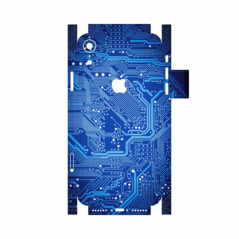 برچسب پوششی ماهوت مدل Blue Printed Circuit Board-FullSkin مناسب برای گوشی موبایل اپل iPhone XR