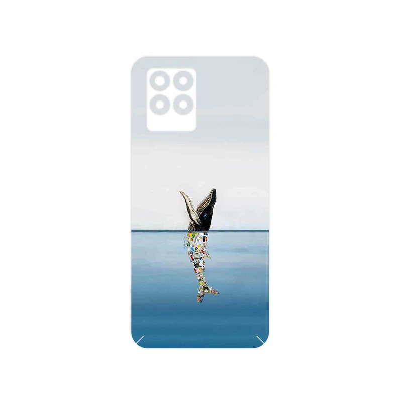 برچسب پوششی ماهوت مدل Collage of Sea Trash مناسب برای گوشی موبایل ریلمی 8 Pro
