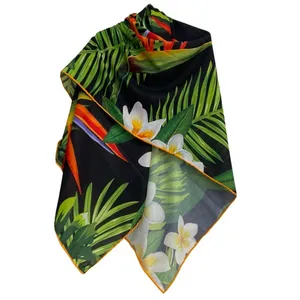 روسری زنانه مدل نخی چهارفصل قواره بزرگ کد 1246