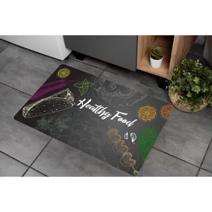 پادری مدل آشپزخانه رویه مخمل کد S600 سایز 75x45 سانتی متر