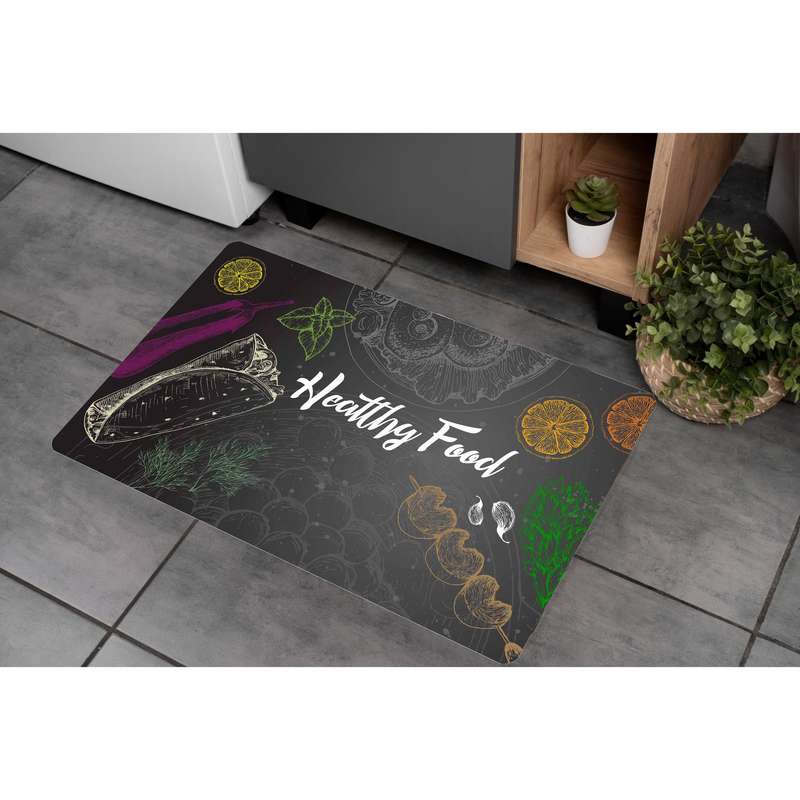پادری مدل آشپزخانه رویه مخمل کد S600 سایز 75x45 سانتی متر