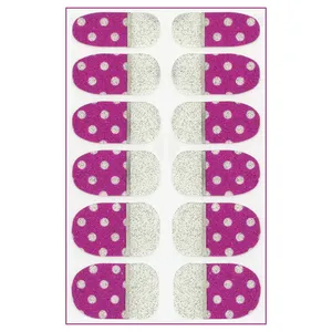 استیکر طراحی ناخن مدل ژله ای کد H43