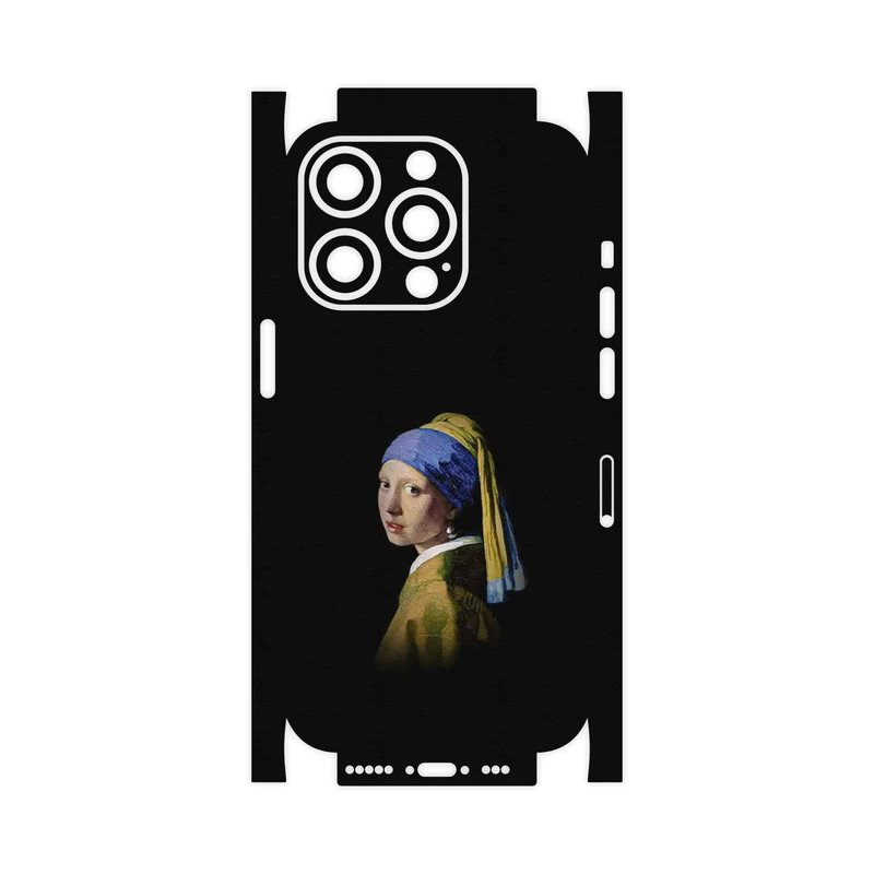 برچسب پوششی ماهوت مدل Girl with a Pearl Earring of Vermeer-FullSkin مناسب برای گوشی موبایل اپل iPhone 14 Pro