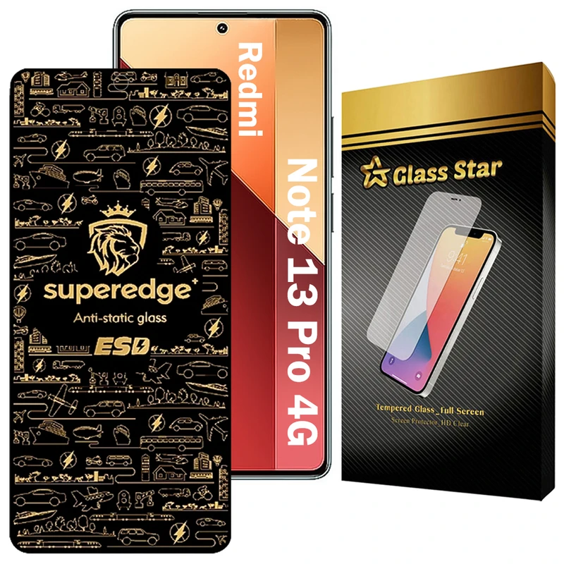 محافظ صفحه نمایش گلس استار مدل SUPEREEDGE مناسب برای گوشی موبایل شیائومی Redmi Note 13 Pro 5G / Redmi Note 13 Pro 4G