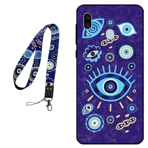 Megafone Devil Eye 0023 Cover For Samsung Galaxy A40 Mobile Neckband