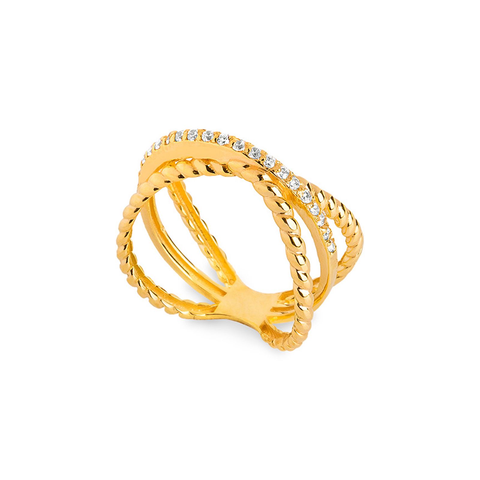 انگشتر طلا 18 عیار زنانه کیا گالری مدل AR475 - - 4