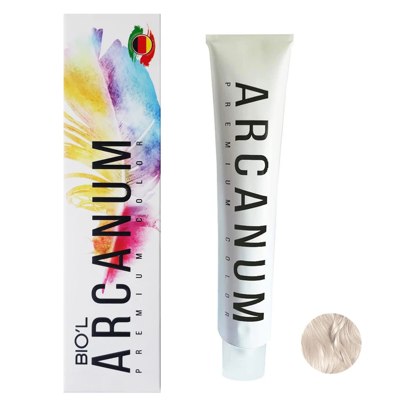  رنگ مو بیول مدل Arcanum شماره 0012 حجم 120 میلی لیتر رنگ بلوند کریستالی ویژه روشن