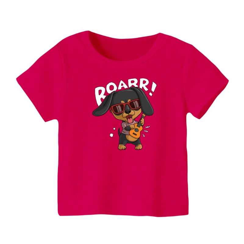 تی شرت آستین کوتاه بچگانه مدل سگ کد ۸