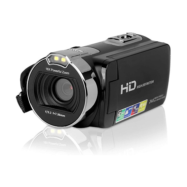 دوربین فیلم برداری مدل FHD 1080P 24MP 3.0 LCD display 16X zoom camera