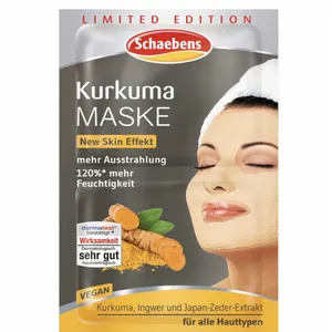 ماسک صورت شیبنس مدل زردچوبه حجم 10 میلی لیتر مجموعه 2 عددی